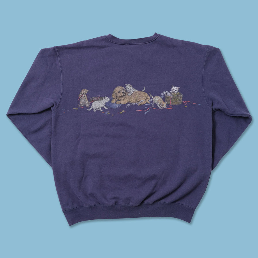 Vintage Animal Sweater Large 