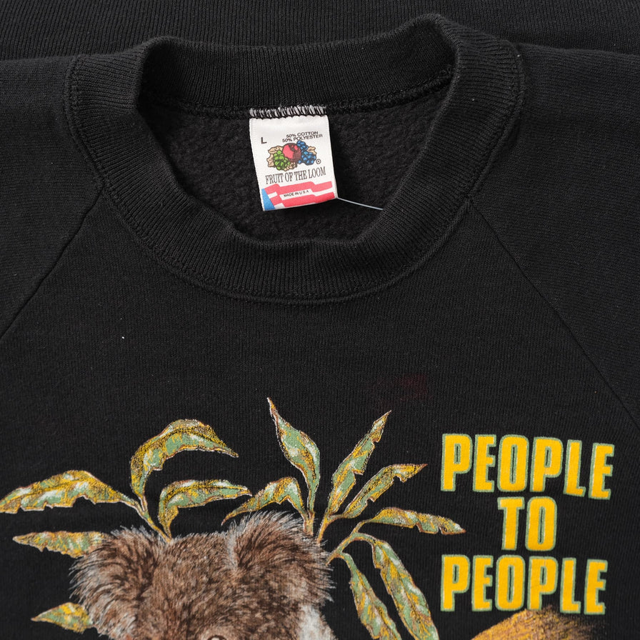 Vintage Koala Sweater Medium 