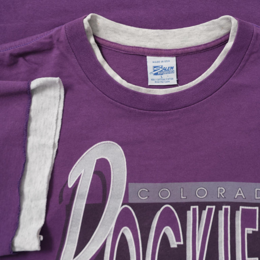 1992 Salem Colorado Rockies T-Shirt Large 
