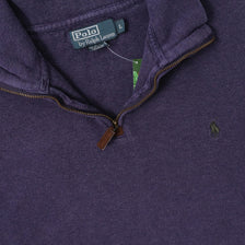 Polo Ralph Lauren Q-Zip Knit Sweater Large 