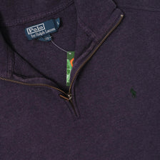 Polo Ralph Lauren Q-Zip Knit Sweater Large 