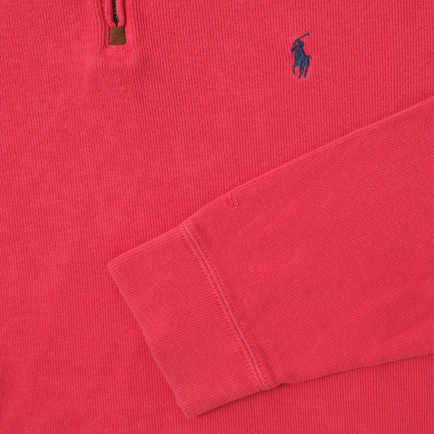 Polo Ralph Lauren Q-Zip Knit Sweater Medium 