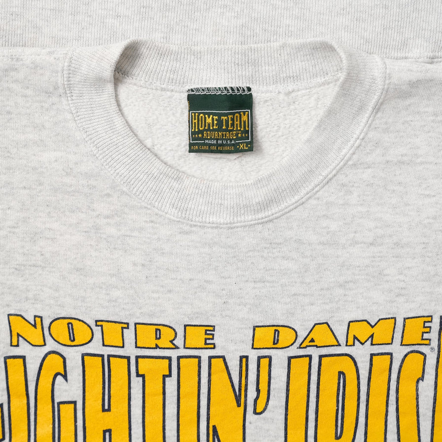 Vintage Fighting Irish Sweater Large 