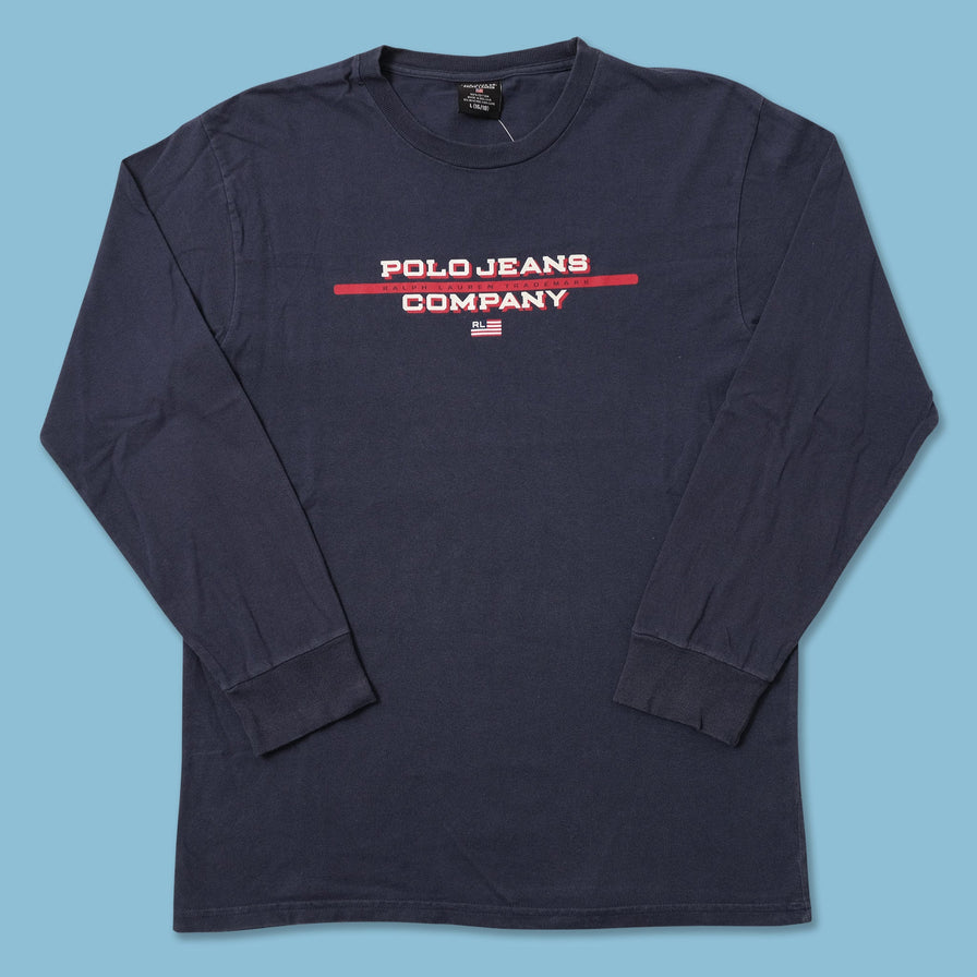 Vintage Polo Jeans Women's Longsleeve Small 