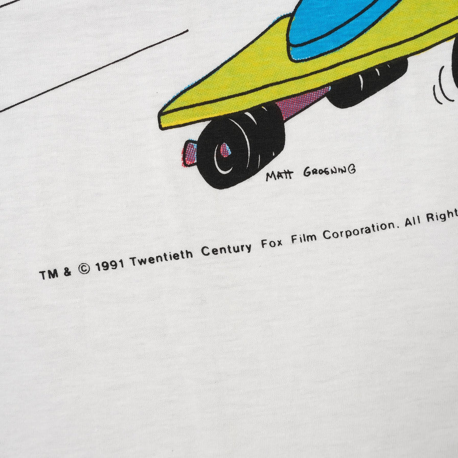 1991 DS Bart Simpson T-Shirt Medium 