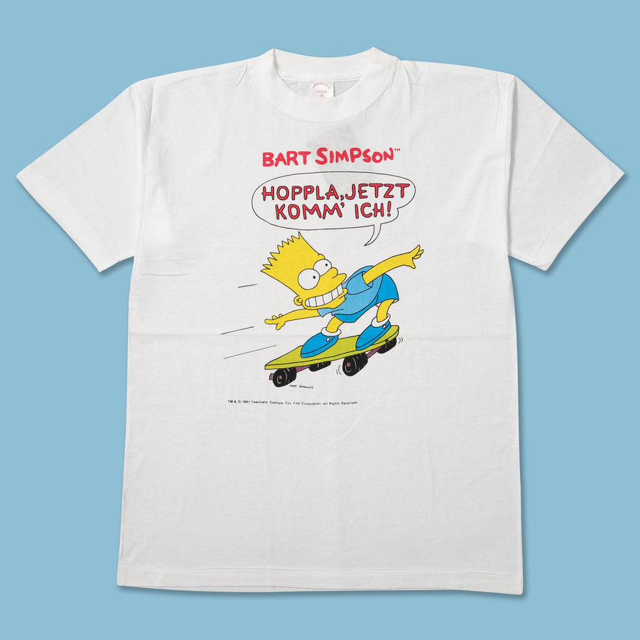 1991 DS Bart Simpson T-Shirt Medium 