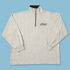 Vintage Asics Q-Zip Sweater Large 