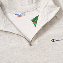 Vintage Champion Q-Zip Sweater Large 