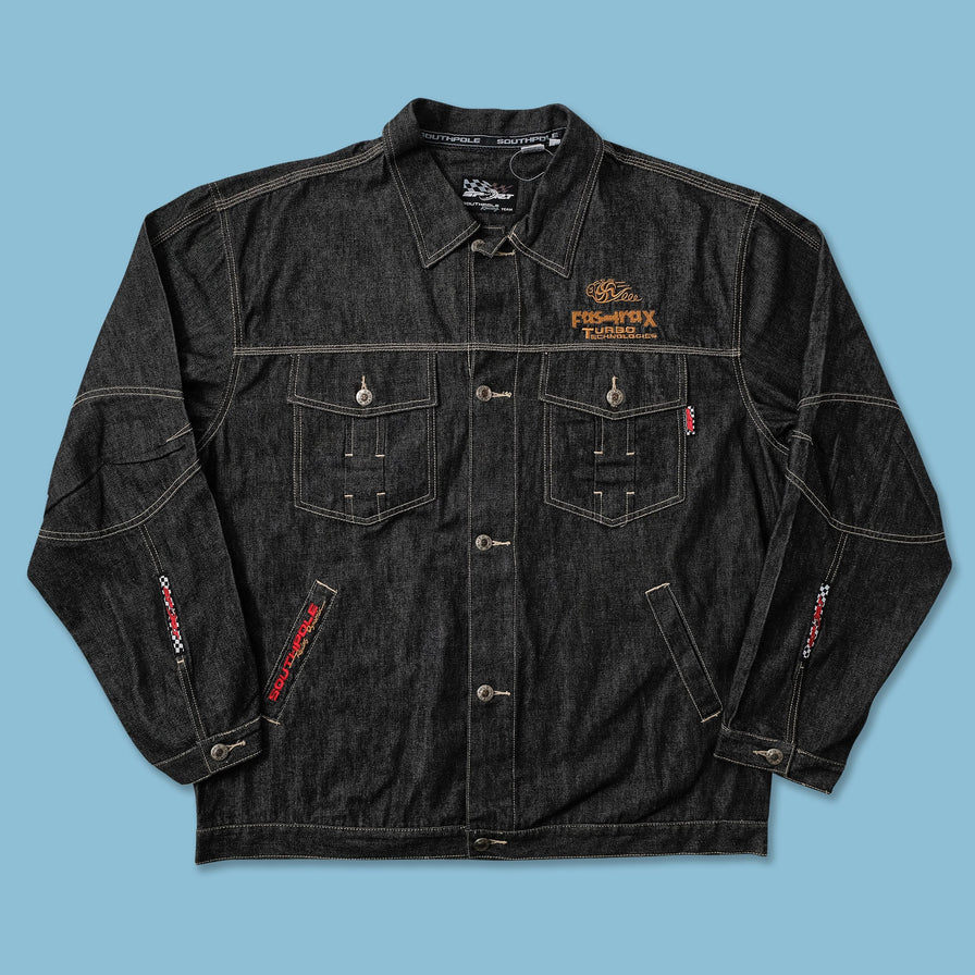 Vintage Southpole Racing Denim Jacket XXL 