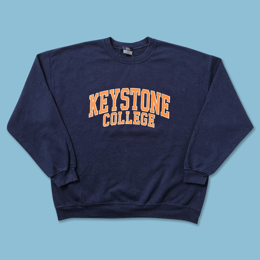 Vintage Keystone College Sweater XLarge 