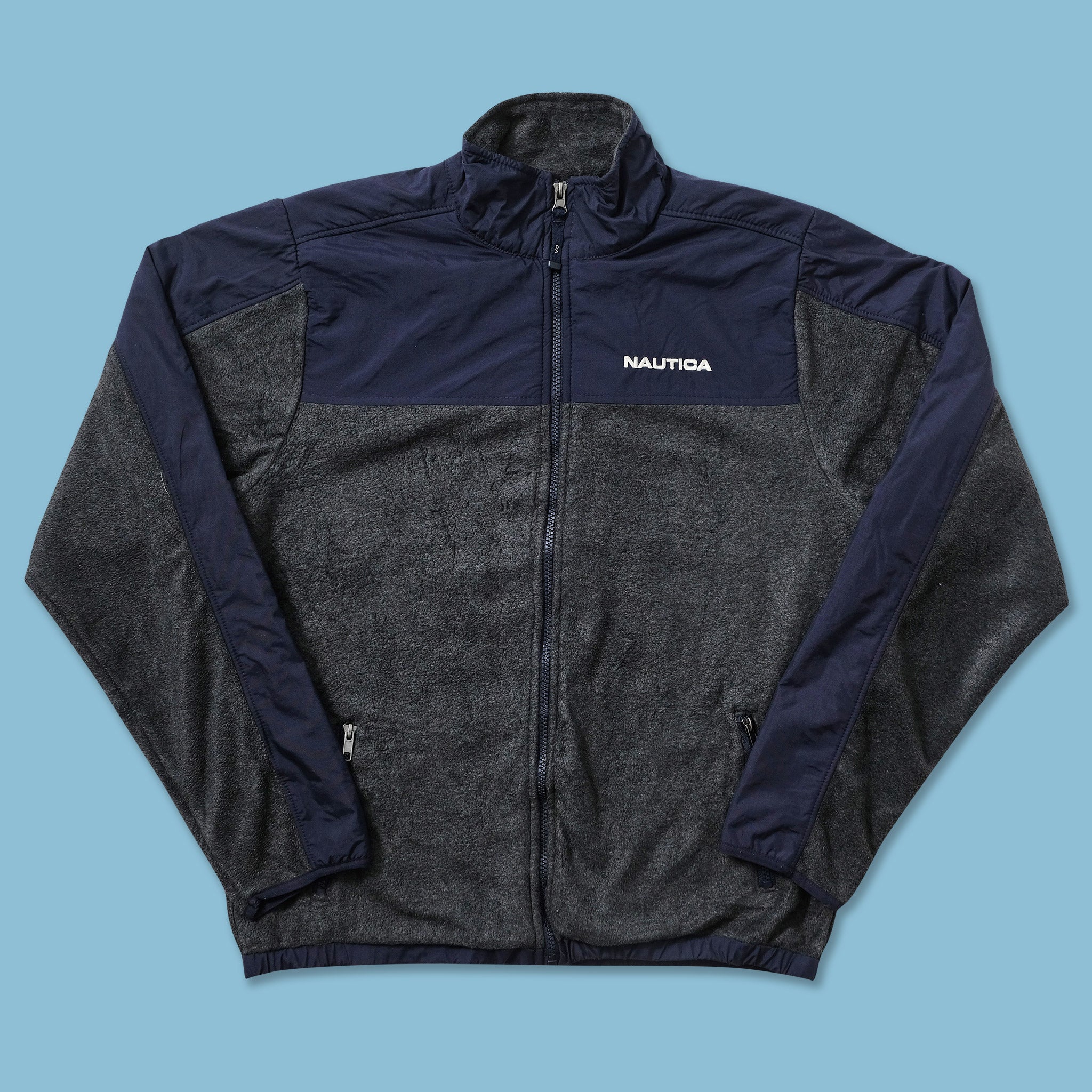 Vintage Nautica Fleece Jacket Small | Double Double Vintage