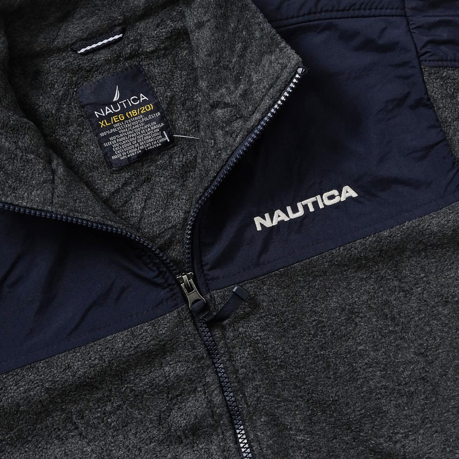 Vintage Nautica Fleece Jacket Small 