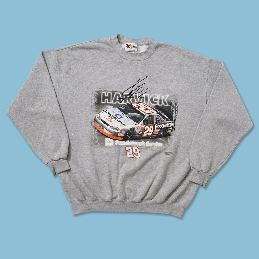 Vintage Kevin Harvick Racing Sweater XLarge 