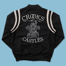 Y2K Crooks & Castles Varsity Jacket Large 