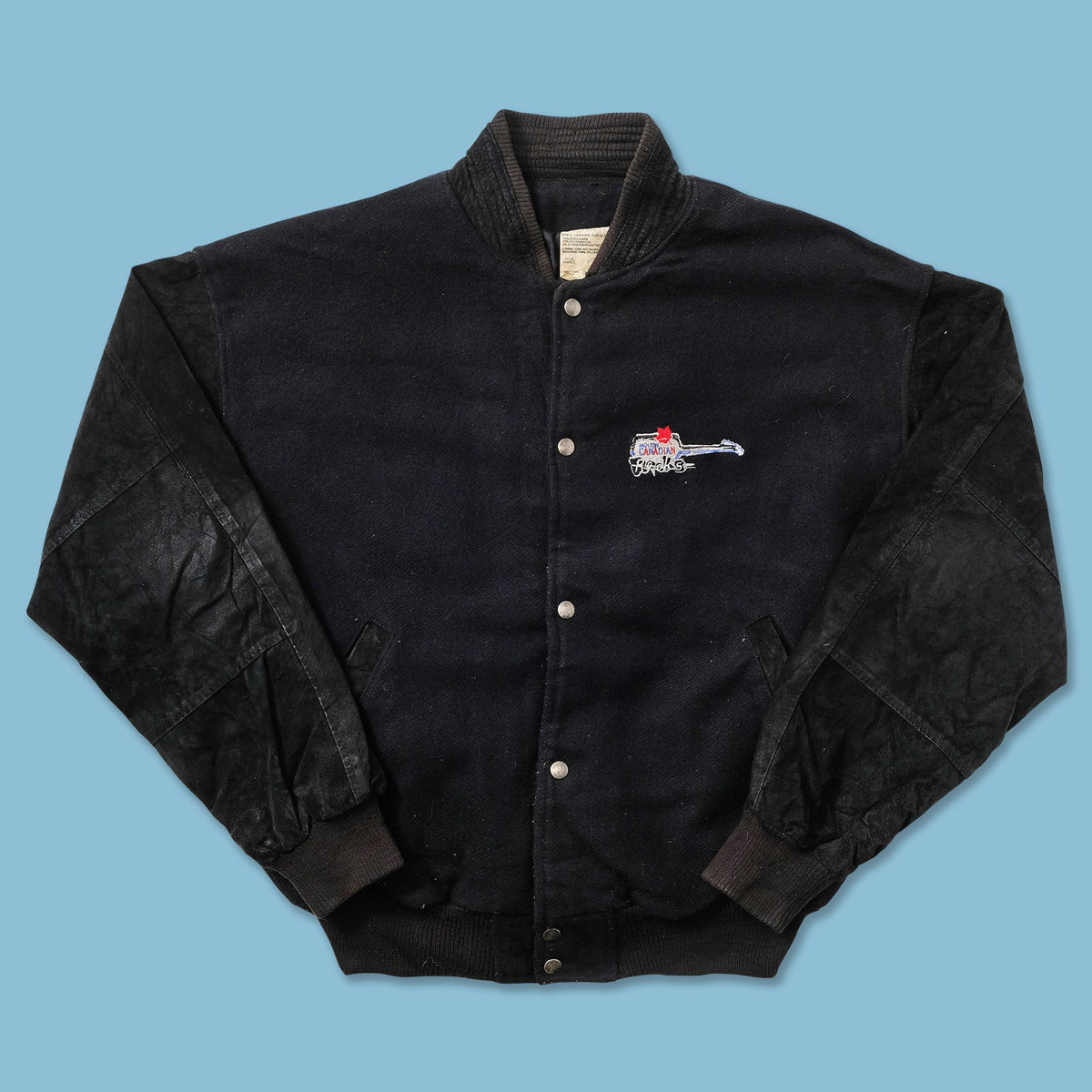 Vintage Molson Canadian Rocks Varsity Jacket Large | Double Double Vintage