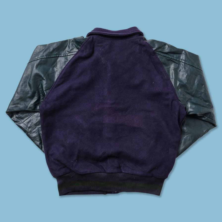 Vintage Wool Leather Varsity Jacket Large 