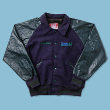 Vintage Wool Leather Varsity Jacket Large 