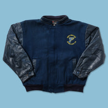 Vintage Wool Leather Varsity Jacket Large 