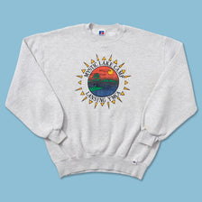 Vintage Russell Athletic Mystic Lake Camp Sweater Medium 