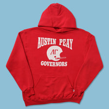 Vintage Russell Athletic Austin Peay Governors Hoody Medium 