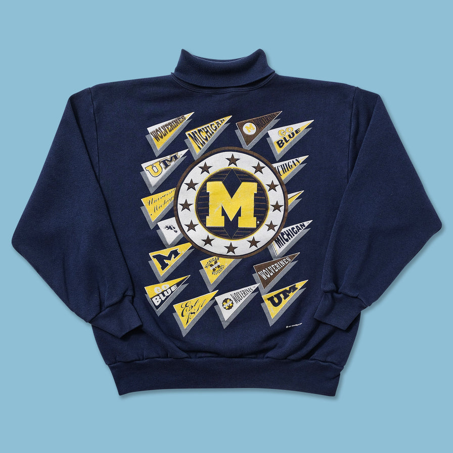 1991 Michigan Wolverines Sweater Medium 