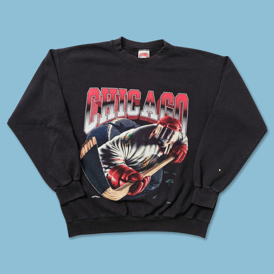 Vintage Nutmeg Chicago Blackhawks Sweater Large 