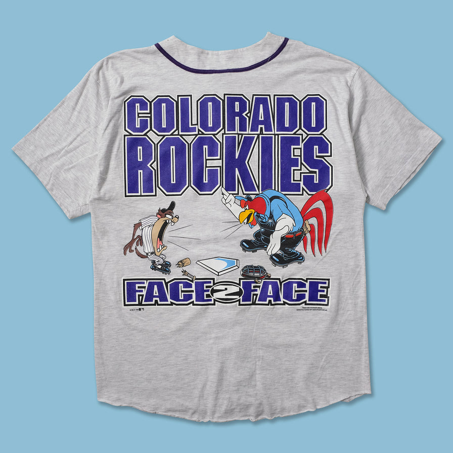 1995 Looney Tunes Colorado Rockies Jersey Large - Double Double Vintage