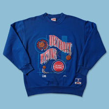 Vintage Detroit Pistons Sweater Medium - Double Double Vintage