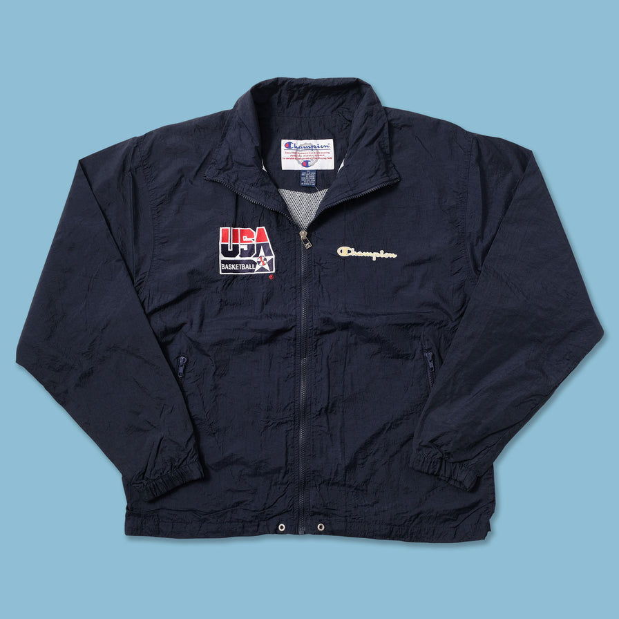 Vintage Champion USA Basketball Light Jacket Medium - Double Double Vintage