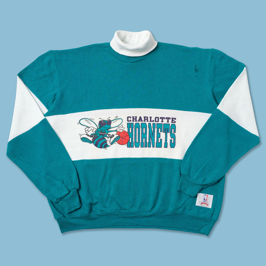 Vintage Charlotte Hornets Turtleneck Sweater Large - Double Double Vintage