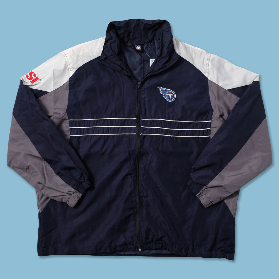 Reebok Tennessee Titans Track Jacket Large - Double Double Vintage