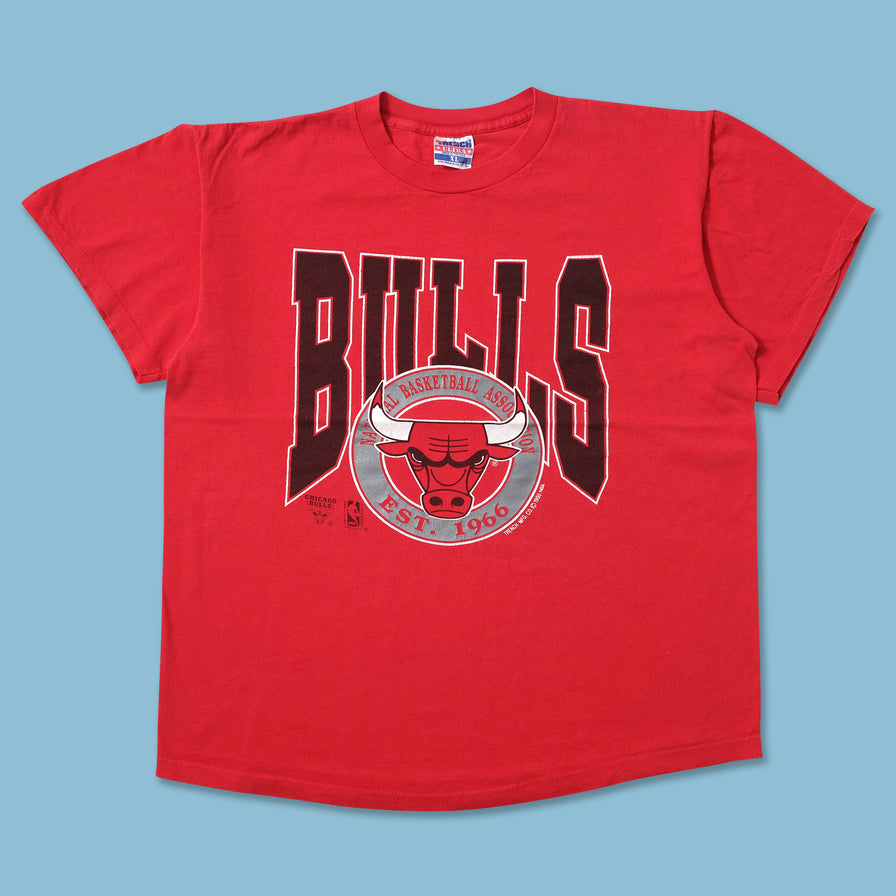 1990 Chicago Bulls T-Shirt Large - Double Double Vintage