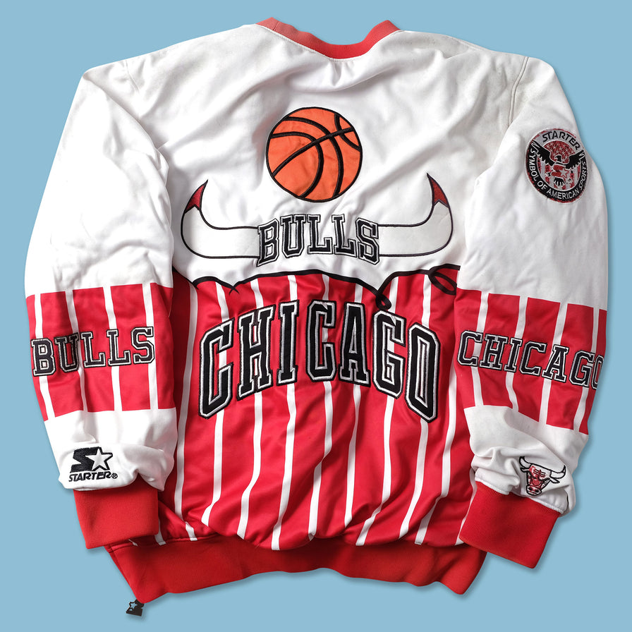 Vintage Starter Chicago Bulls Windbreaker Large - Double Double Vintage