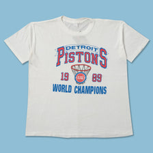 1989 Detroit Pistons T-Shirt Large 