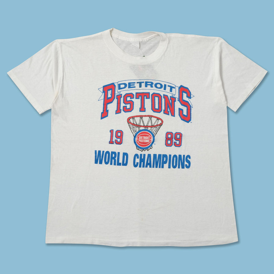 1989 Detroit Pistons T-Shirt Large 