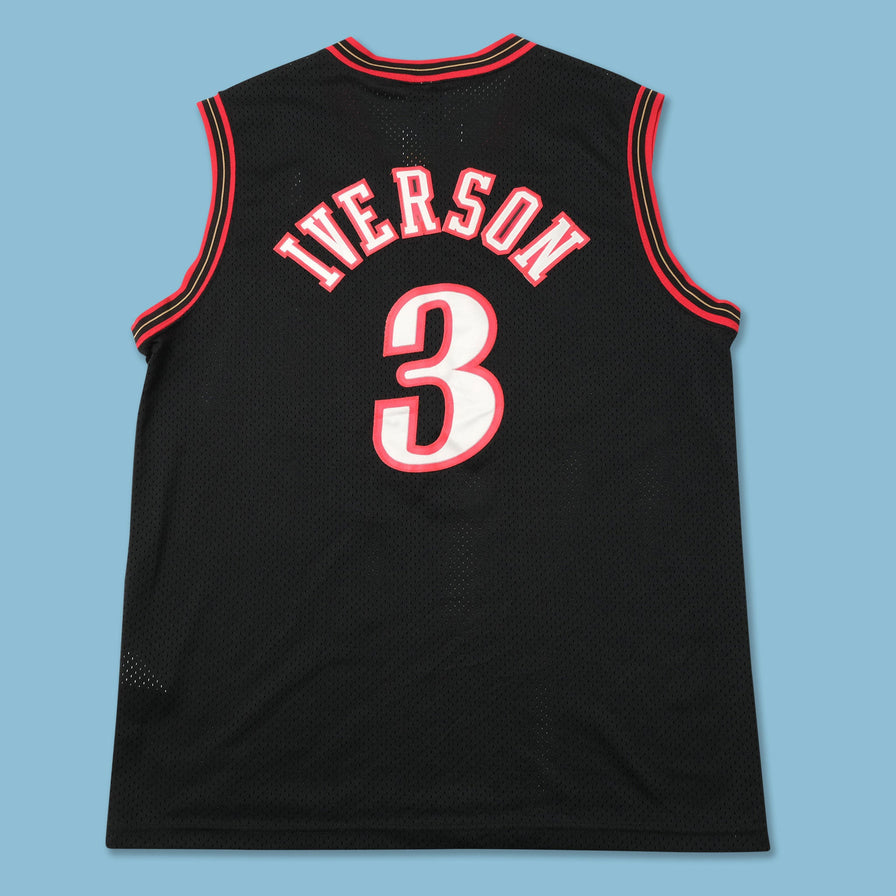 Vintage Philadelphia 76ers Iverson Jersey XLarge 
