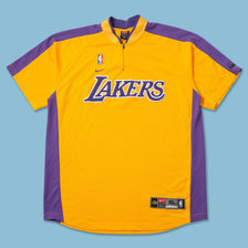 Vintage Los Angeles Lakers Shooting Shirt XLarge 