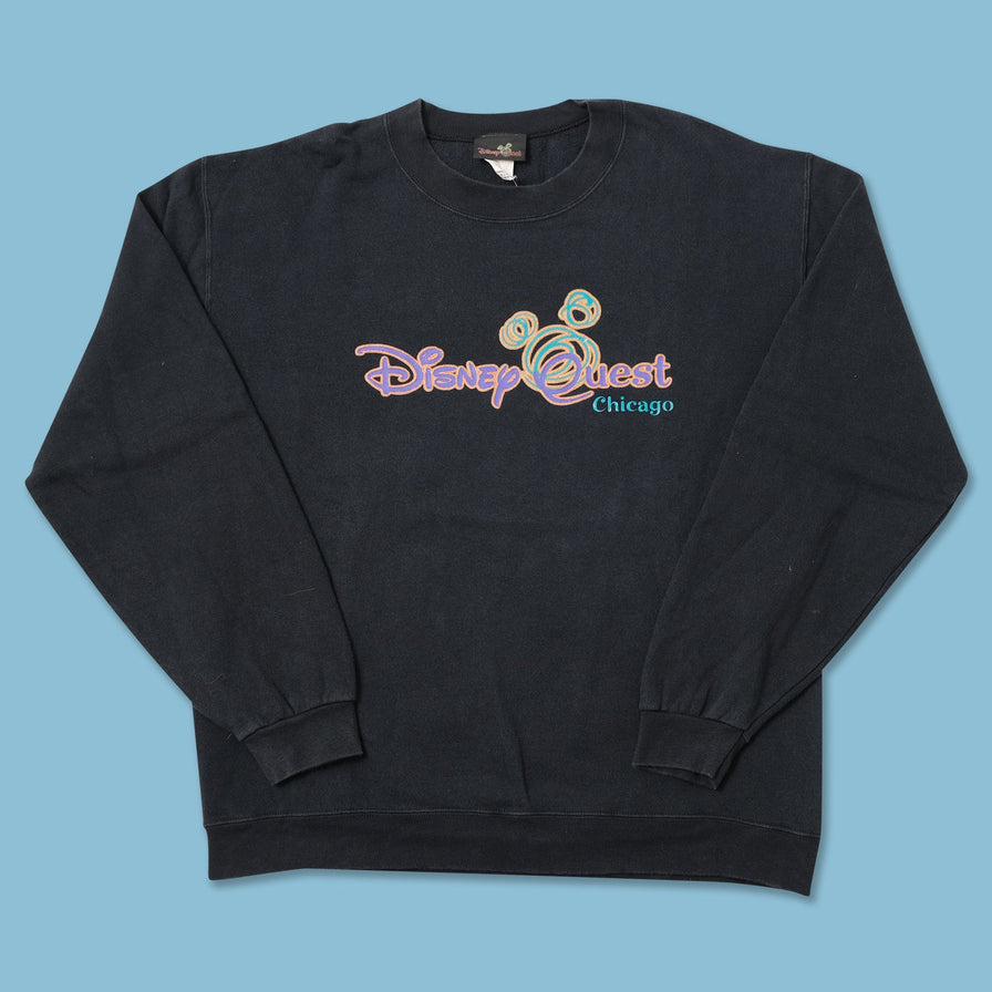 Vintage Disney Quest Chicago Sweater Large 