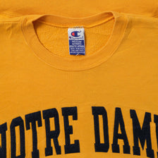 Vintage Champion Notre Dame Sweater Medium 