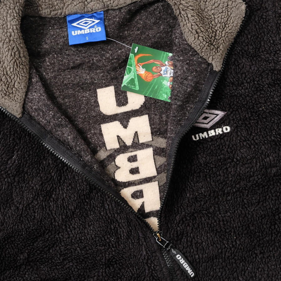 Vintage Umbro Fleece Jacket Medium 