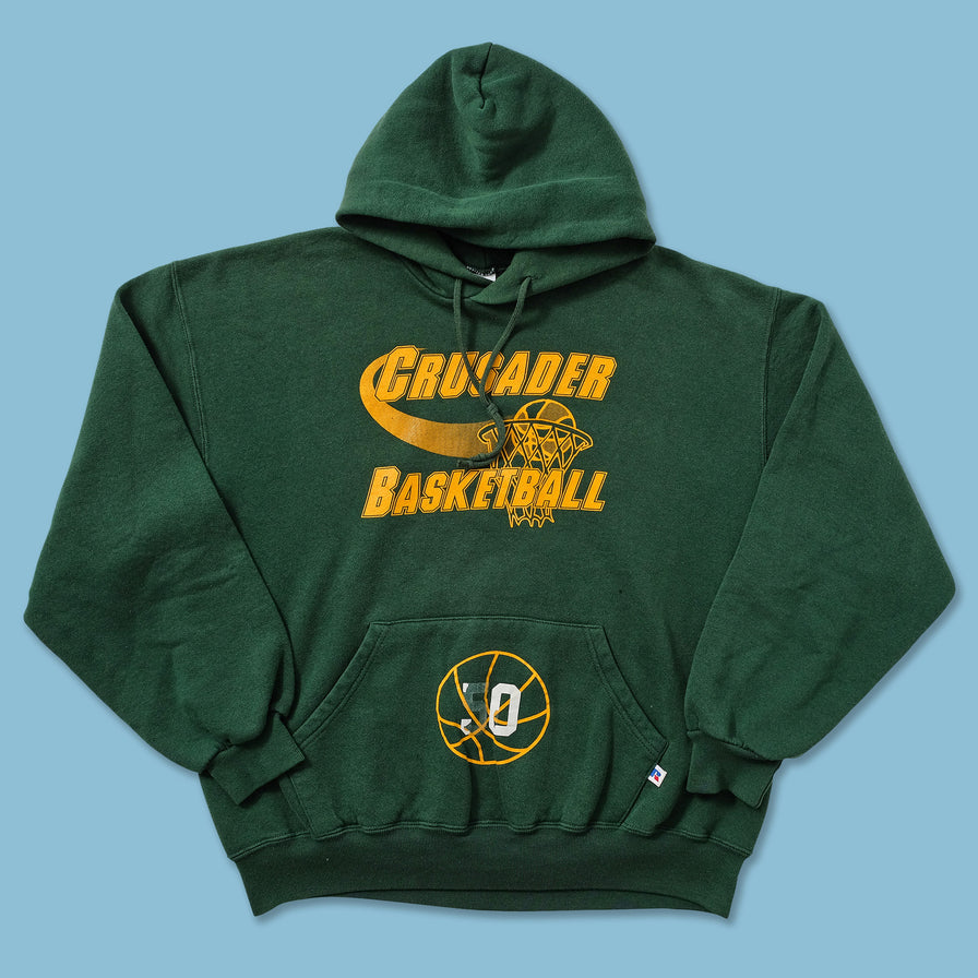 Vintage Russell Athletic Crusader Basketball Hoody Medium 
