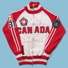 Women's Canada Rugby Sweat Jacket Medium 