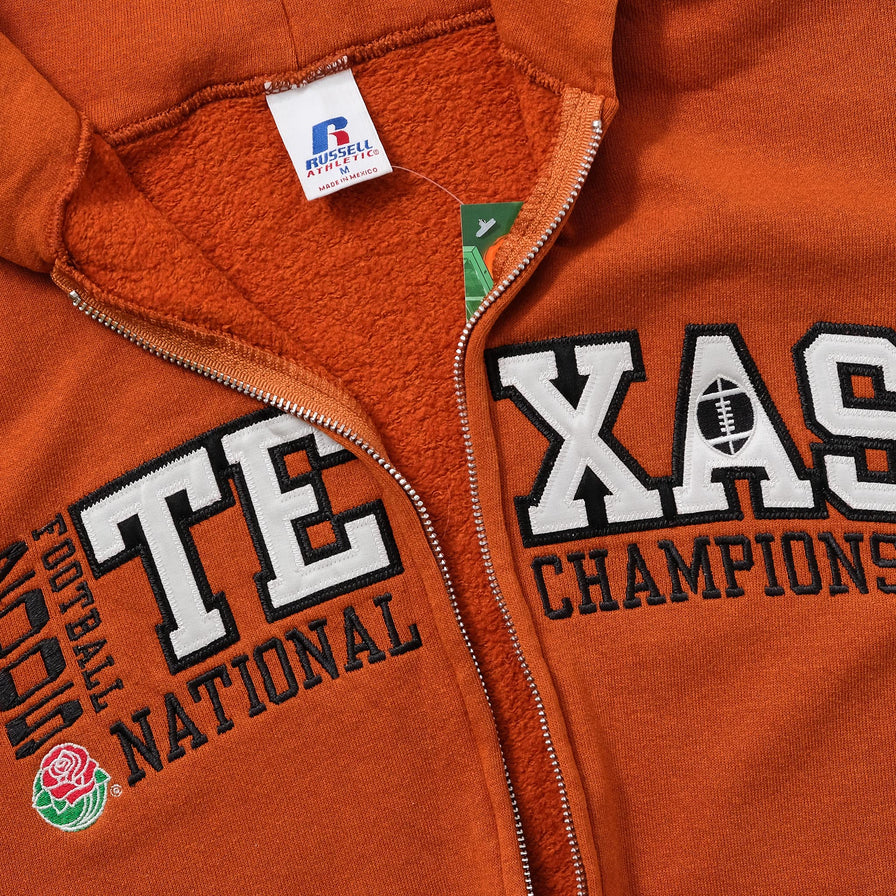 2005 Russell Athletic Texas Zip Hoody Medium 