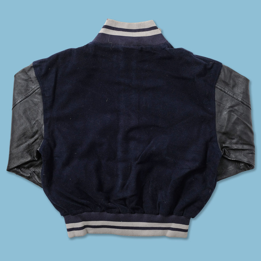 Vintage Reebok Wool Leather Varsity Jacket Large 