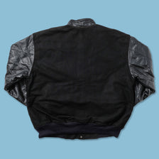 Vintage Wool Leather Varstiy Jacket XLarge 
