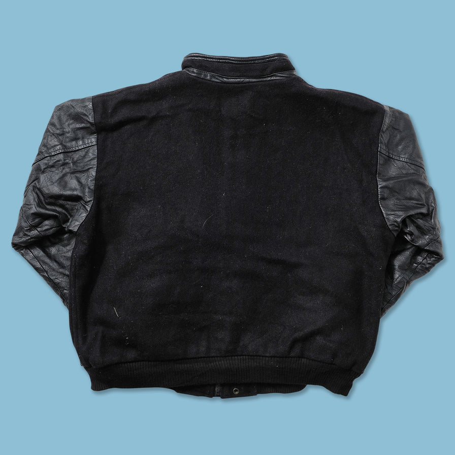 Vintage Wool Leahter Varsity Jacket XLarge 