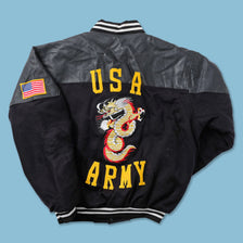 Vintage US Army Varsity Jacket Large 