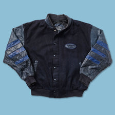 Vintage Barrie Ford Wool Leather Varsity Jacket XLarge 
