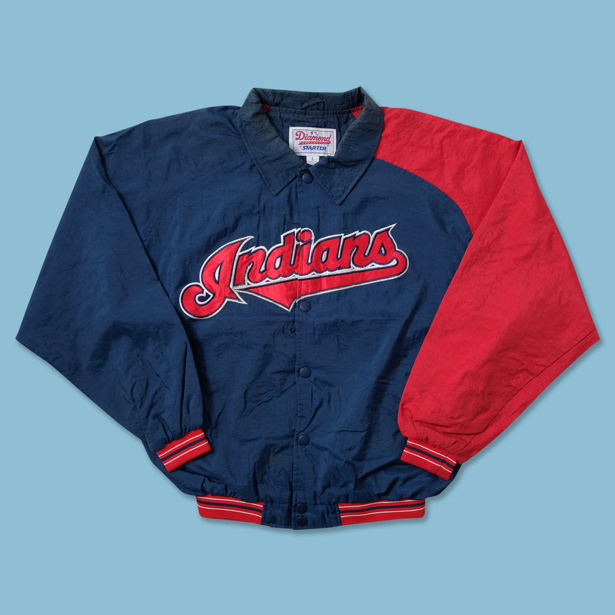 Vintage Starter Cleveland Indians Varsity Jacket Large - Double Double Vintage