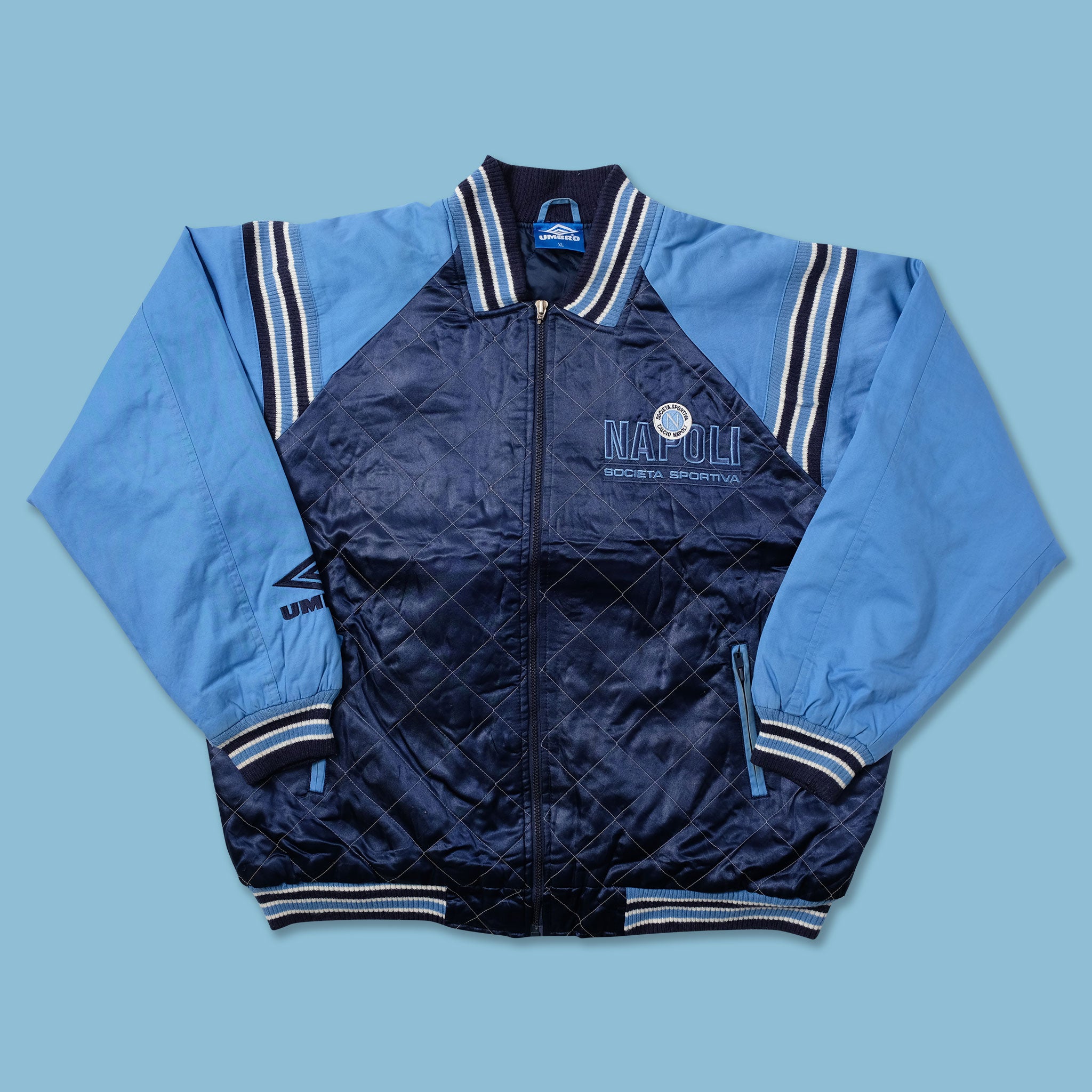 Vintage Umbro SSC Napoli Varsity Jacket XLarge | Double Double Vintage